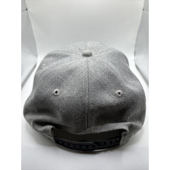 Batman Cap Snapback Grey Black Embroidered Letters Bat Logo Black Brim Cap Hat - Picture 2 of 9